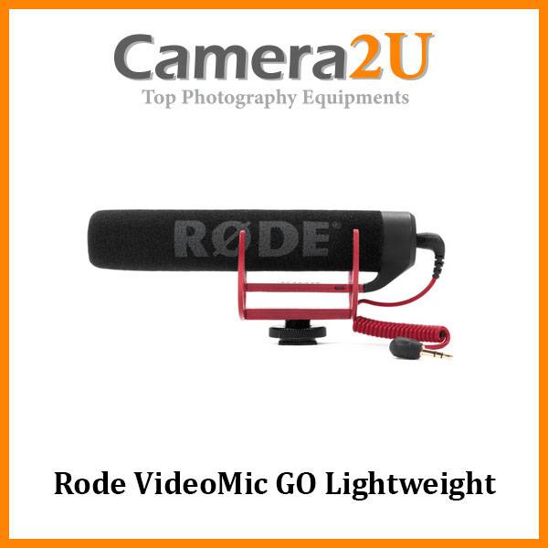 Rode VideoMic GO Lightweight OnCamera Microphone (Black)